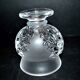 LALIQUE frosted crystal vase, Saint-Cloud model with acanthus leaves, 1950-1960