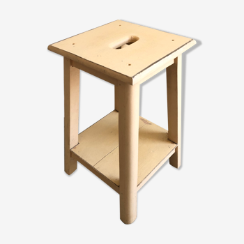 Skated wooden stool