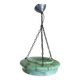 Art deco pendant lamp marbled glass ceiling light