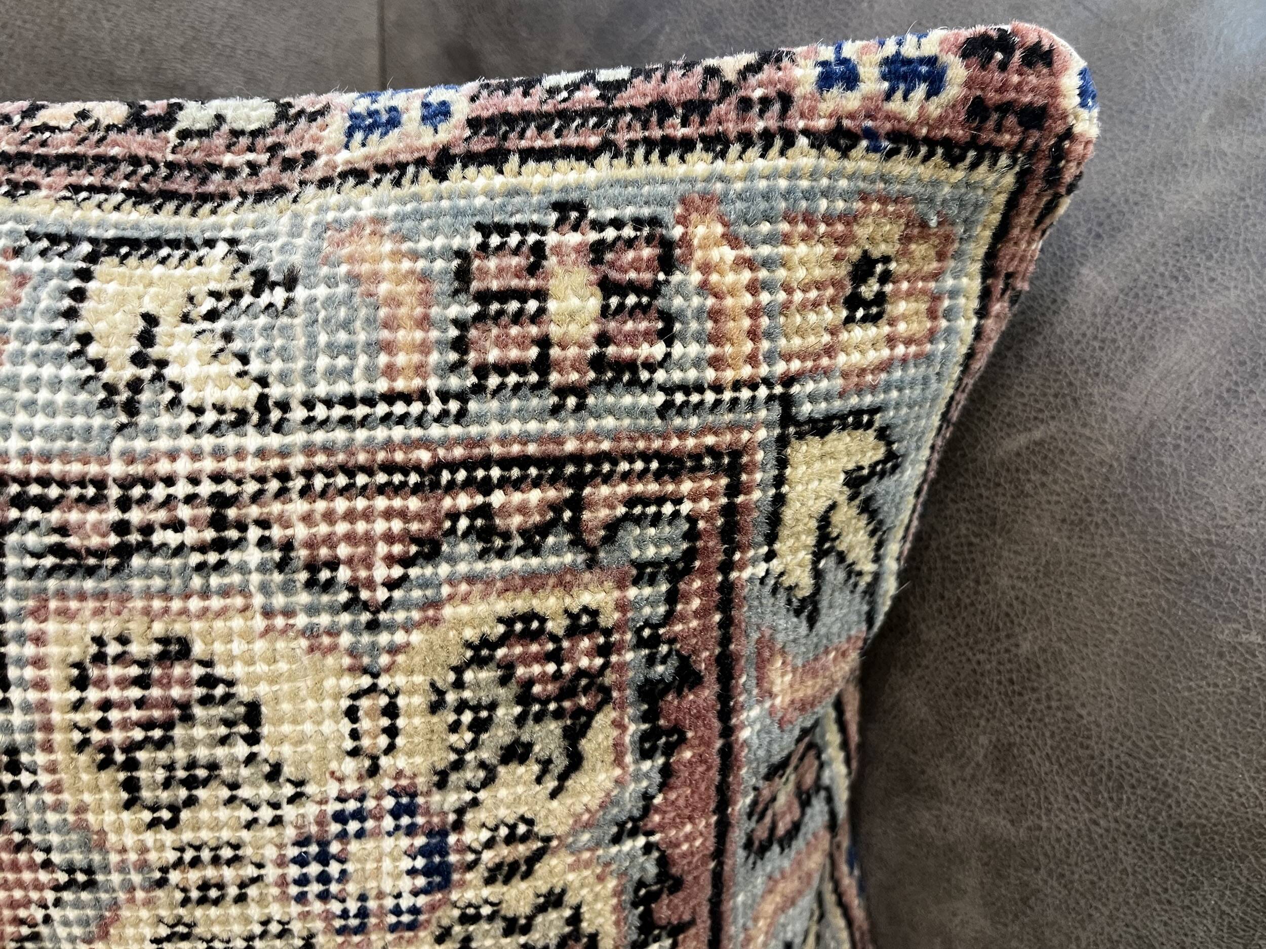 Handmade Faded Carpet Cushion
