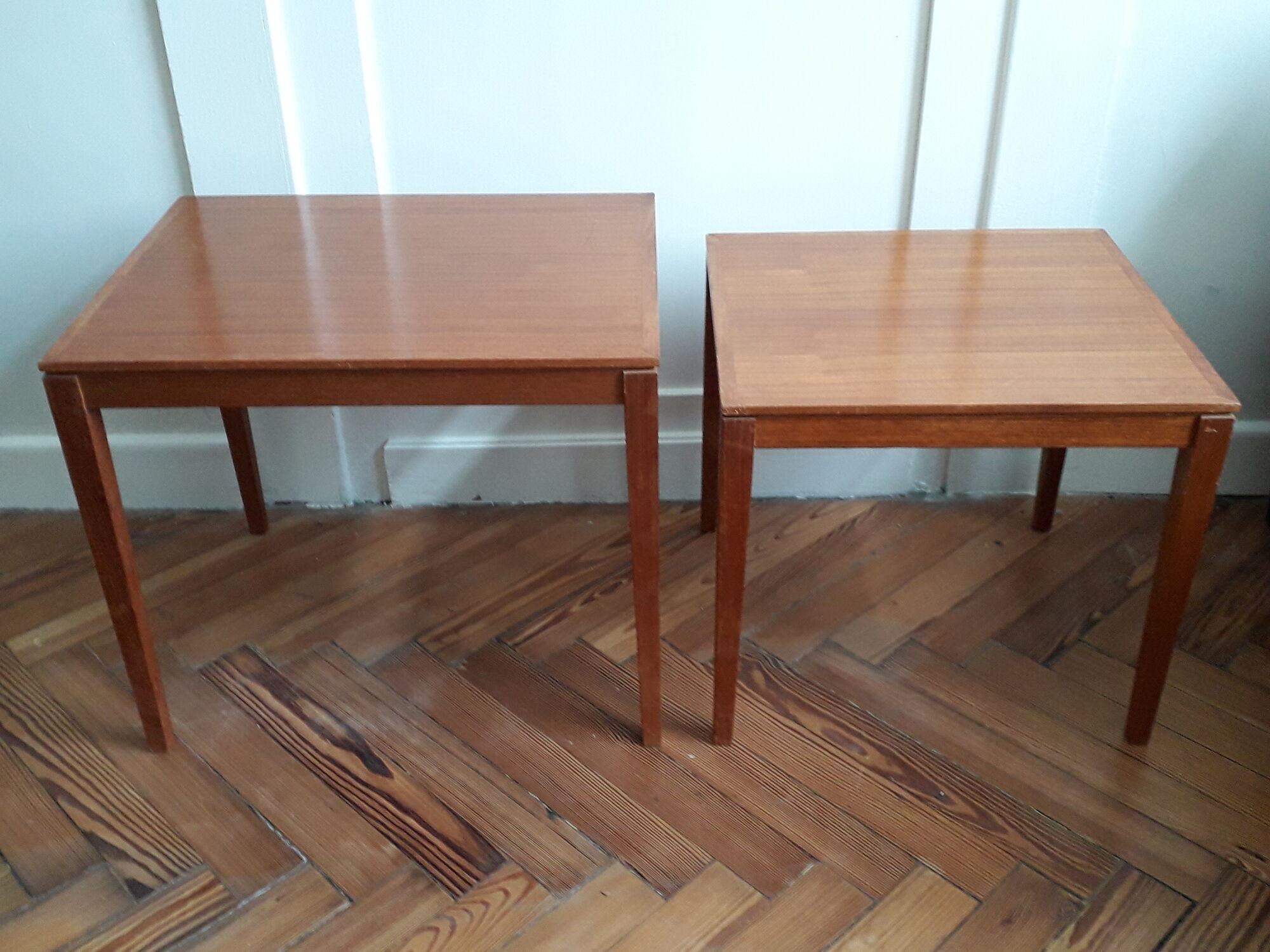 Danish teak gigognes tables