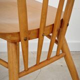 Set of 4 wooden dining chairs by Tatra Nabytok 1960