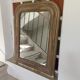 Louis Philippe gilded and pearl mirror