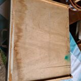 Old two compartment drawer