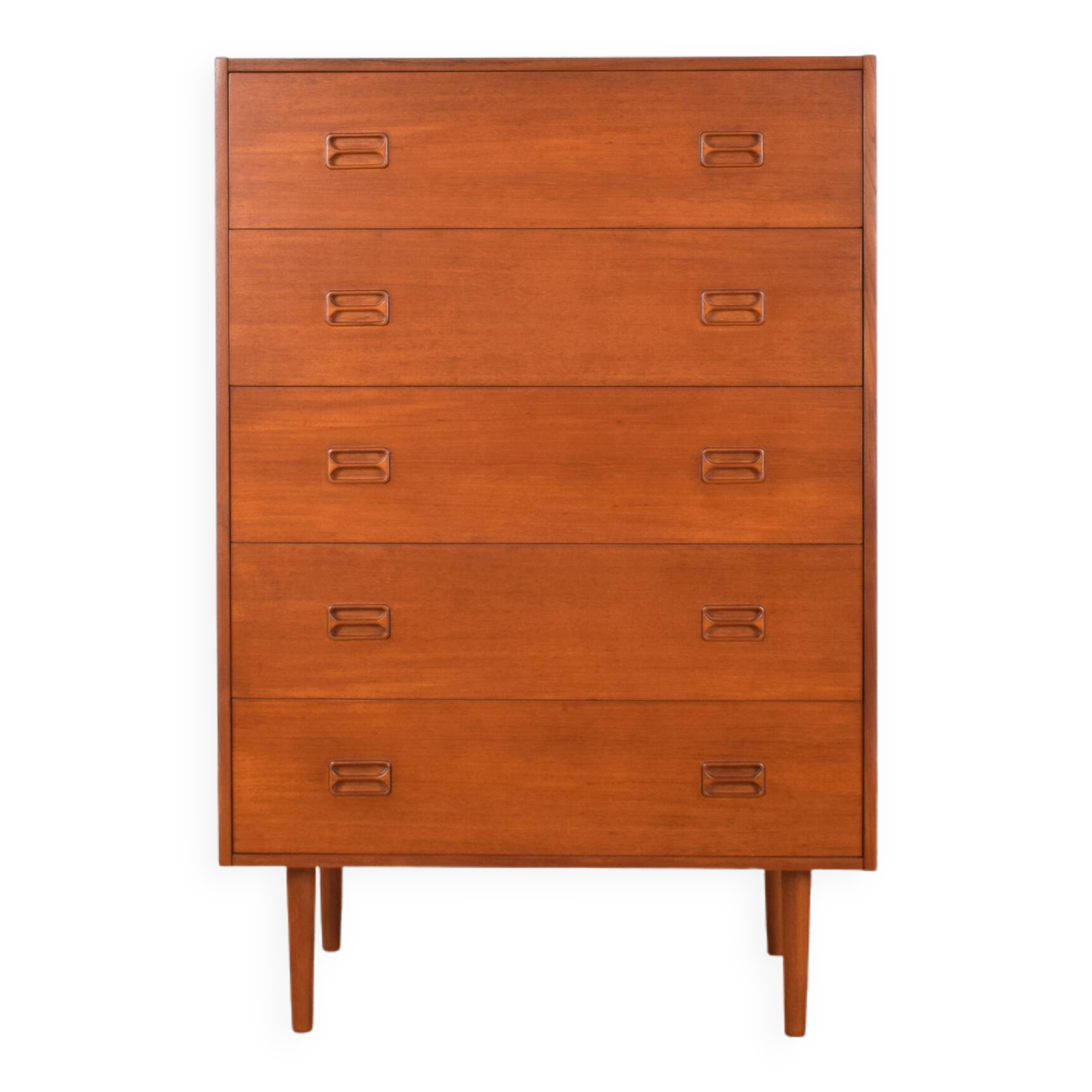 Commode danoise en teck du milieu du siècle, années 1960.