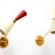 Stilnovo, Pair of Italian Diabolo Wall Sconces