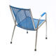 Set of 2 kids chair with scoubidou grid France 60s