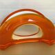 Orange and white mail rack Guzzini made in Italy