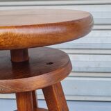 Wooden workshop stool