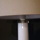 Pair of danish glass lamps 1960