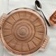 Pink glass salt shaker and cake dish