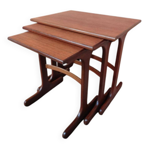 Tables Gigognes en teck