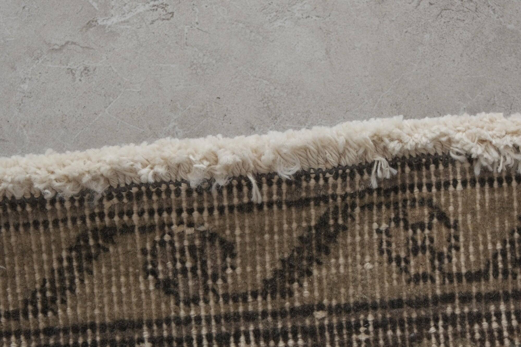 Vintage Turkish hallway rug 115x383 cm