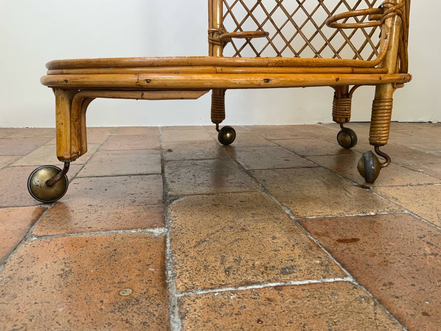 Vintage serving trolley