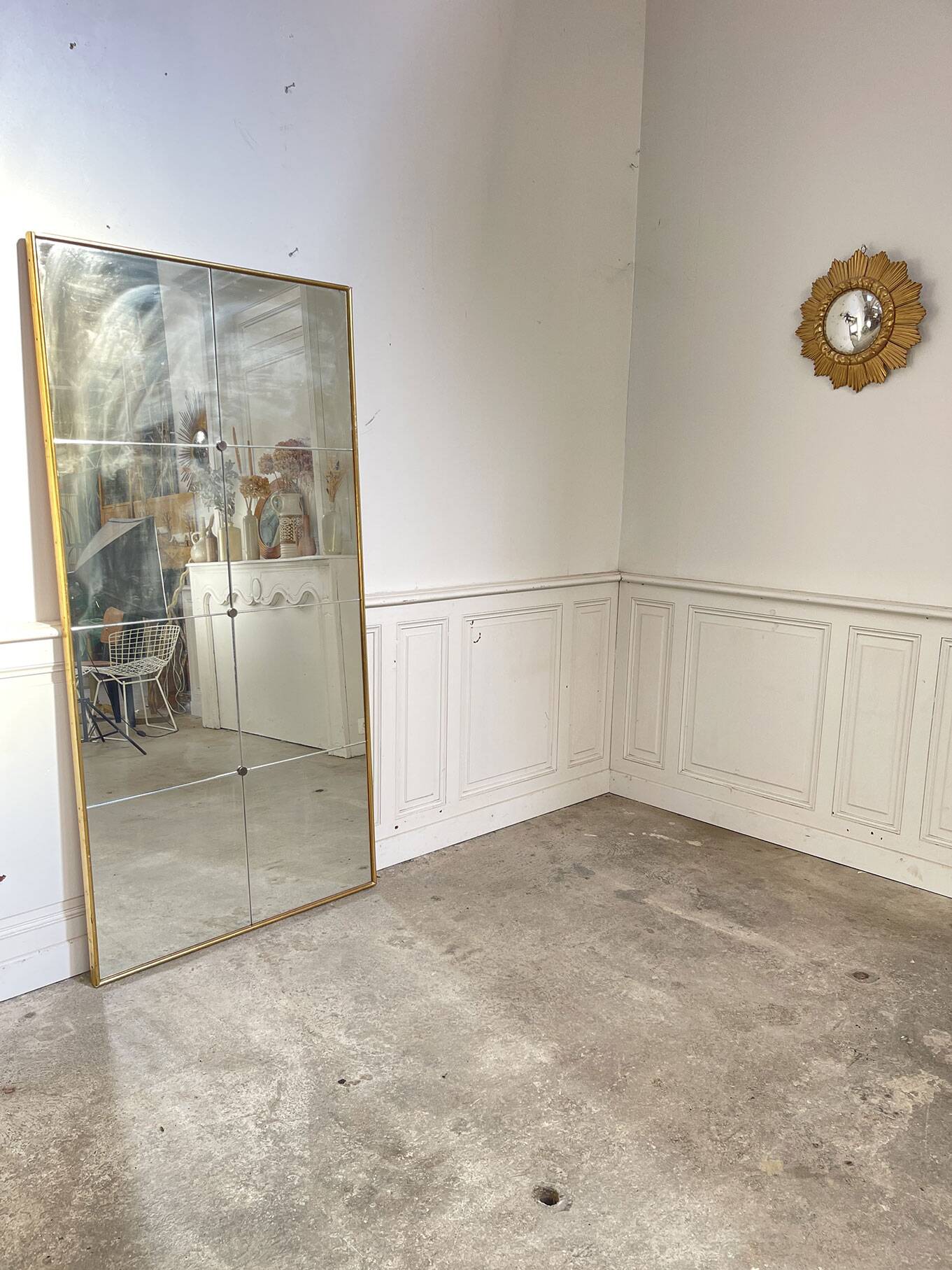 Large brewery mirror from the 1950s