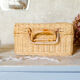 Suitcase Trunk chest rattan vintage 60s Bohemian old retro Wicker