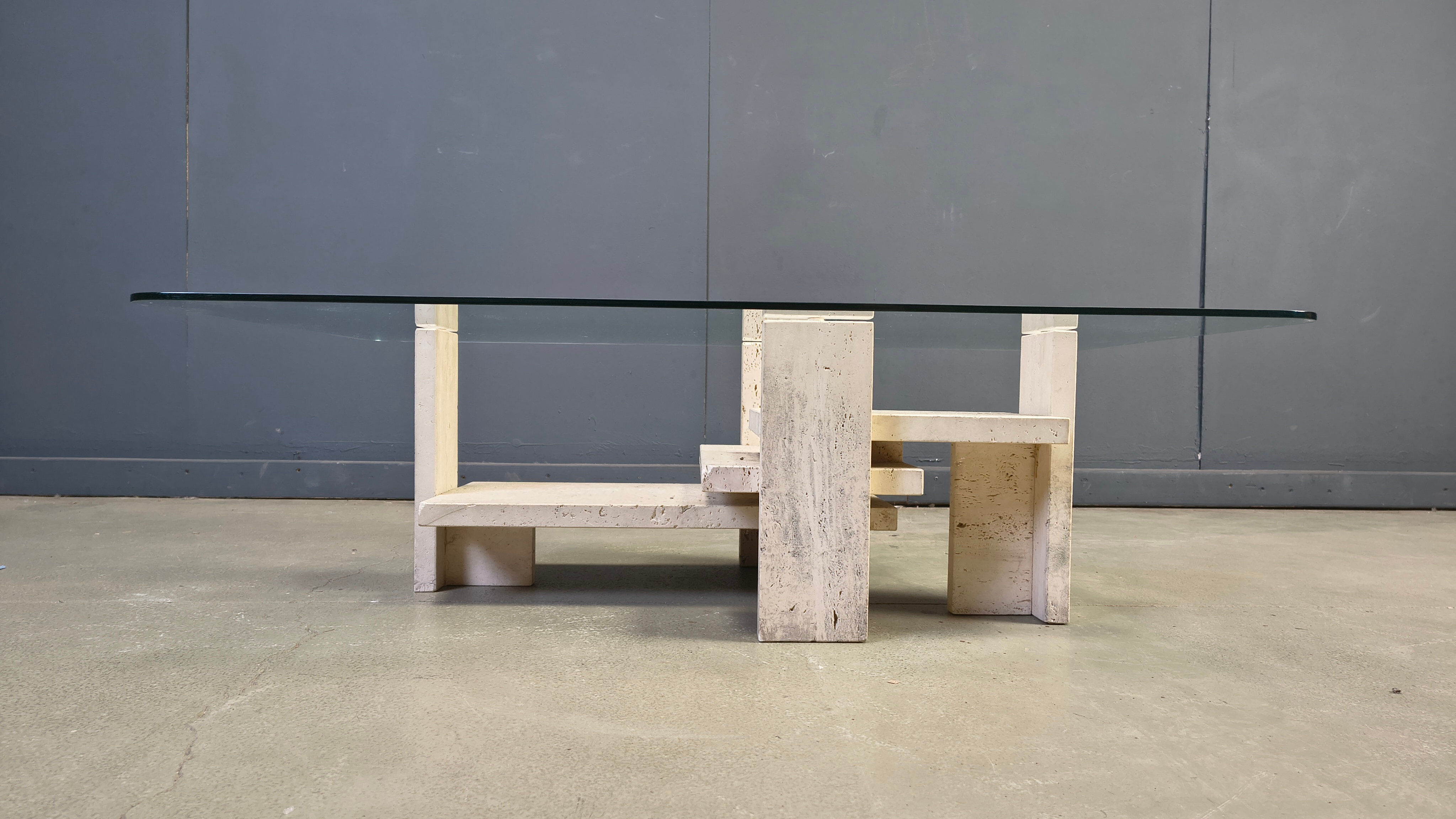 Vintage coffee table by Willy Ballez, 1970s