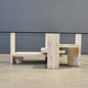 Vintage coffee table by Willy Ballez, 1970s