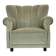 1970s, Danish relax armchair, light green furniture velour