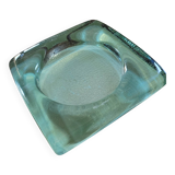 Vide poche brutaliste en pavé de verre de la Rochère - circa 1970