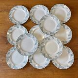 Set of 12 Saint Amand plates