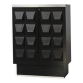 Mid-Century Brutalist Cabinet or Highboard, Belgium ca. 1970