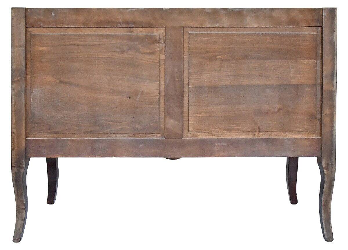Transitional style commode in marquetry
