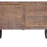 Transitional style commode in marquetry