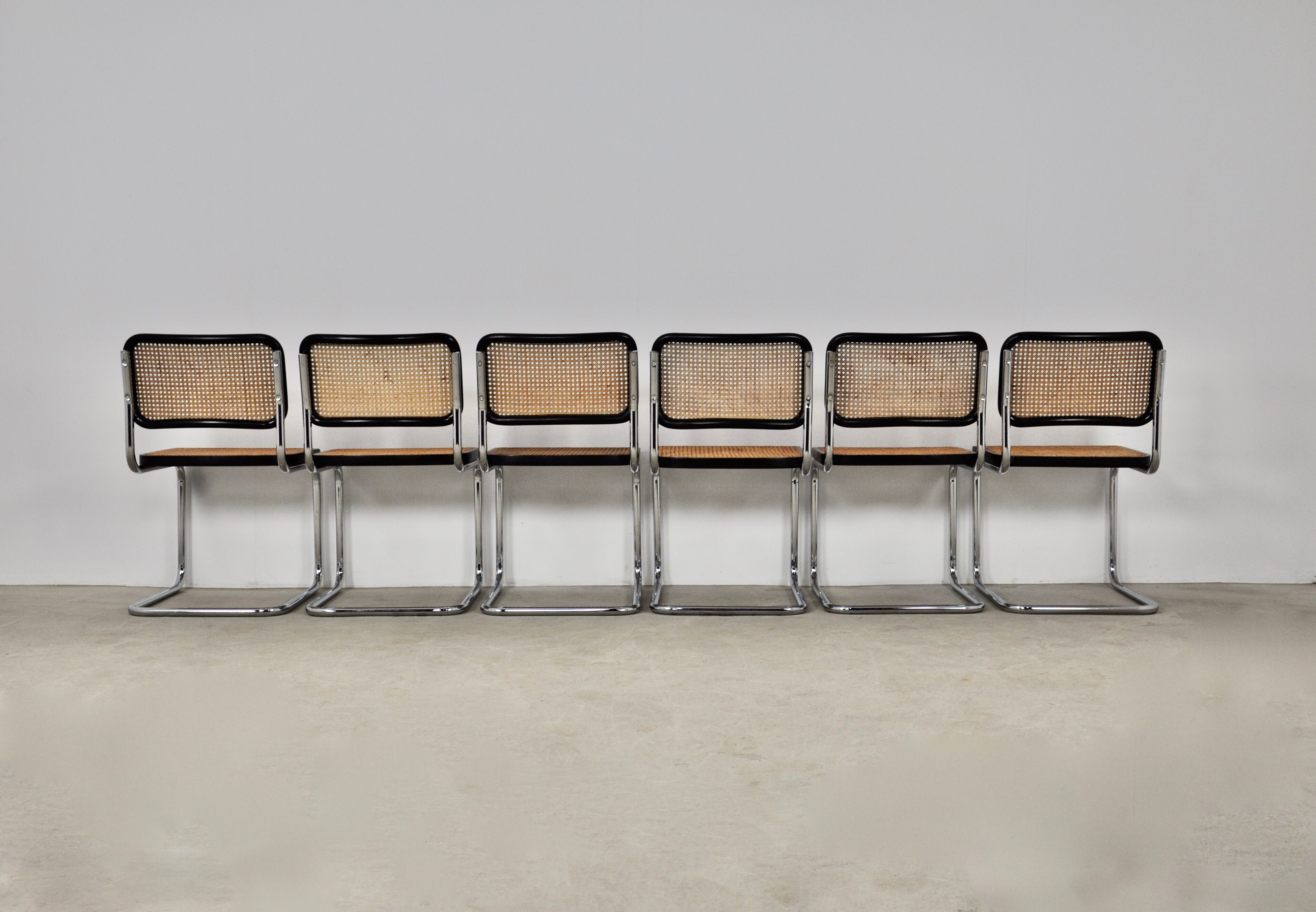 Set of 6 chairs B32 By Marcel Breuer