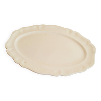 Grand plat de service ovale Sarreguemines  , made in France , 45 cm