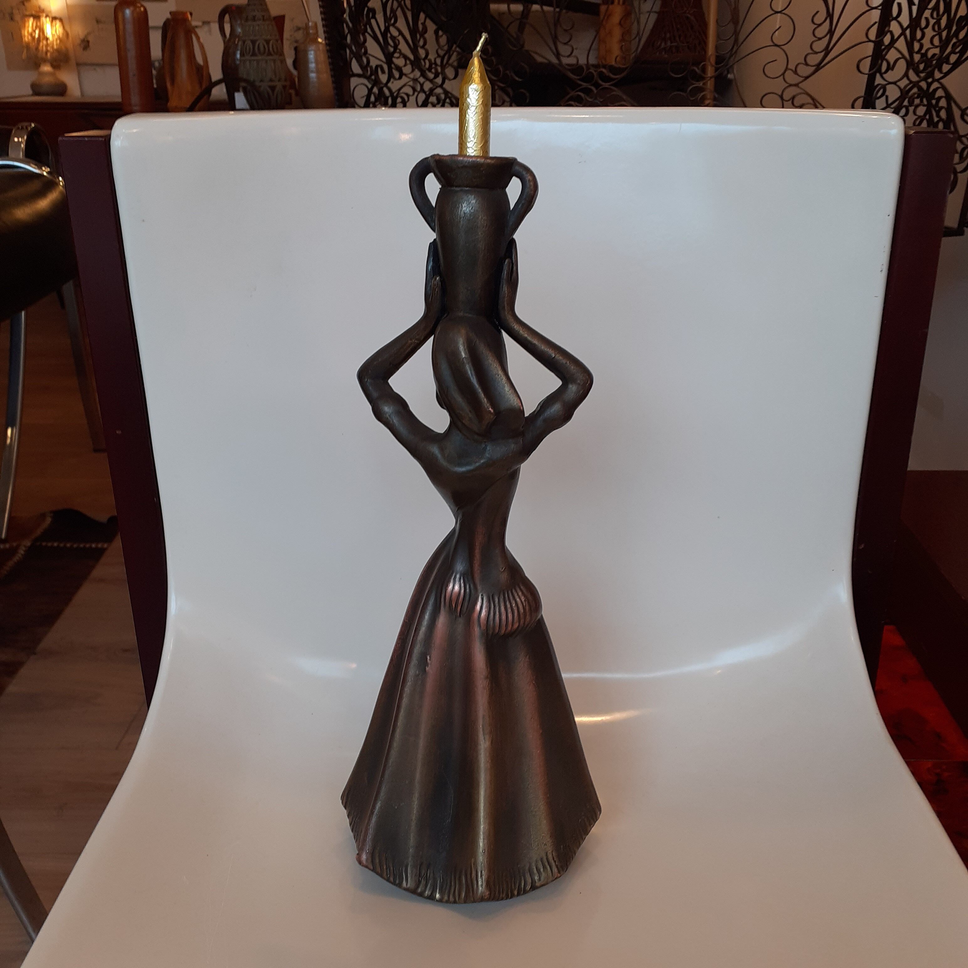 Ceramic candlestick