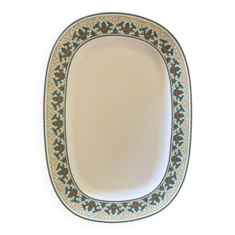 Plat de service rectangulaire porcelaine forme « empire » modèle Pompéi