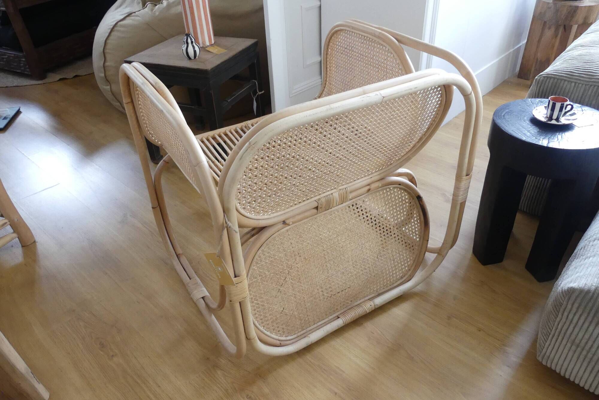 Relax armchair in rattan and canning of balî