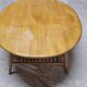 Oval wooden coffee table Ercol