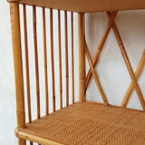 Bookcase in rattan 60/70