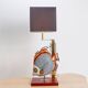 Giulia Mangani for Oggetti Porcelain Sculpture of Fish table Lamp