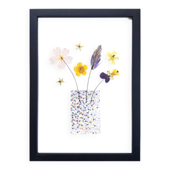 Herbarium - sewing & collage