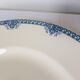 Round dish of Longwy model Athens porcelain