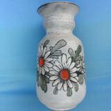 Vase Saint Paul Vallauris signed by Jacques Fonck and Jean Matéo Vintage decoration flowers 70s.