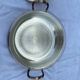 Silver-plated metal vegetable tureen