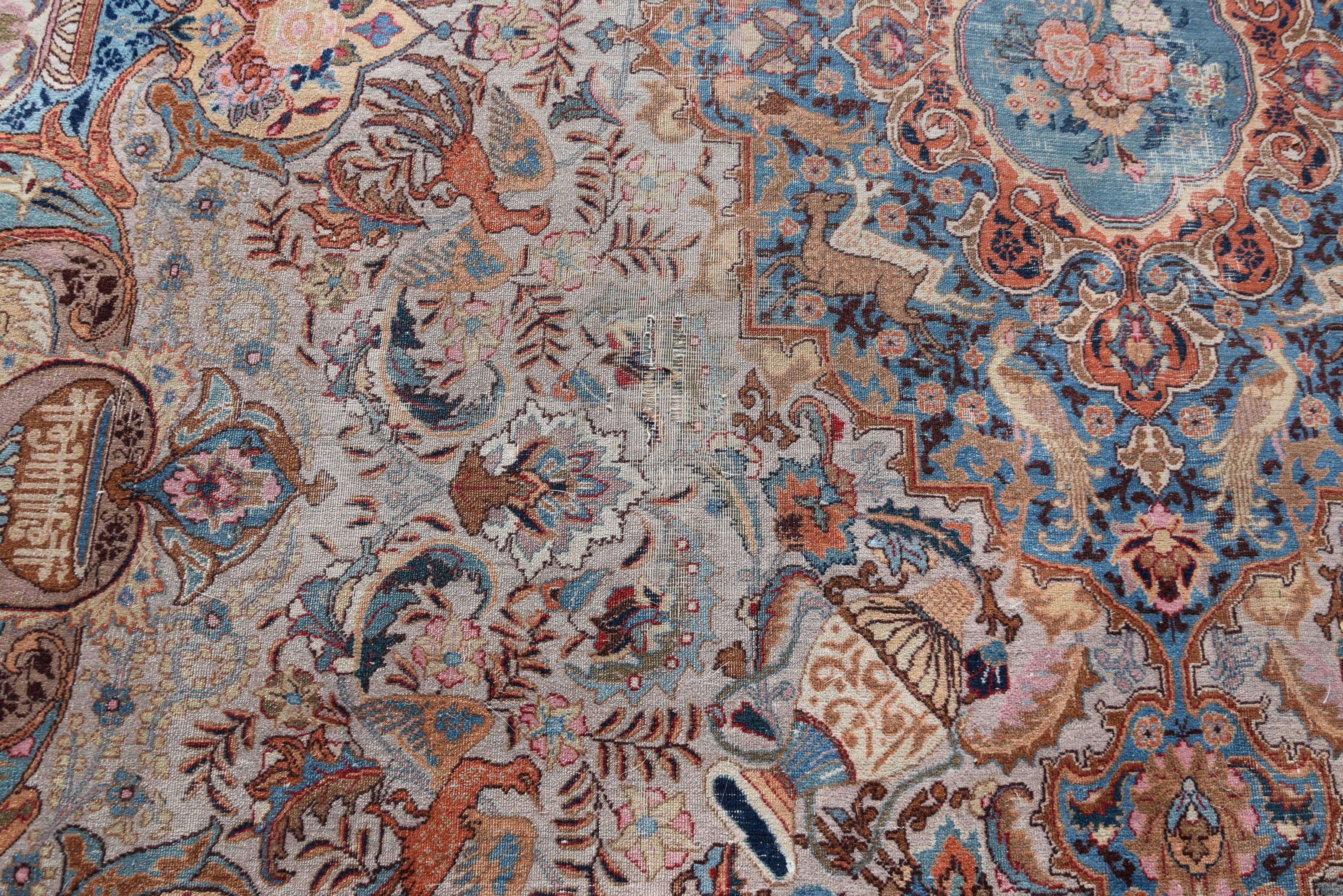 Large Iranian Oriental Rug KASHMAR - 2.95 x 3.95 Meters