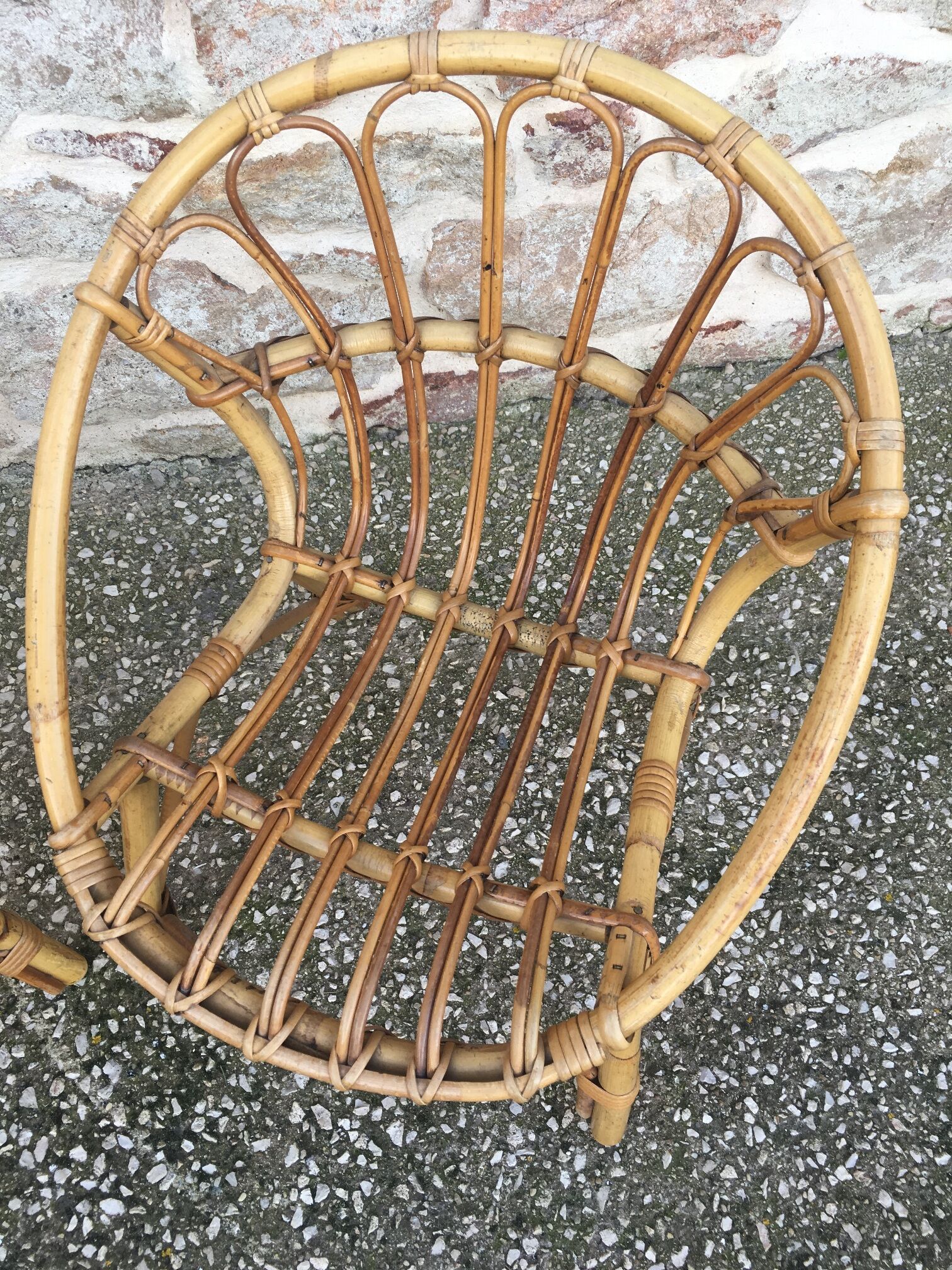 Duo de fauteuils en rotin
