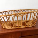 Vintage wicker bassinet  50