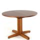 Round extendable dining table 2x 'Vienna' Thonet - mid-century modern style
