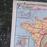Old map France Chemins de fer Lablache.