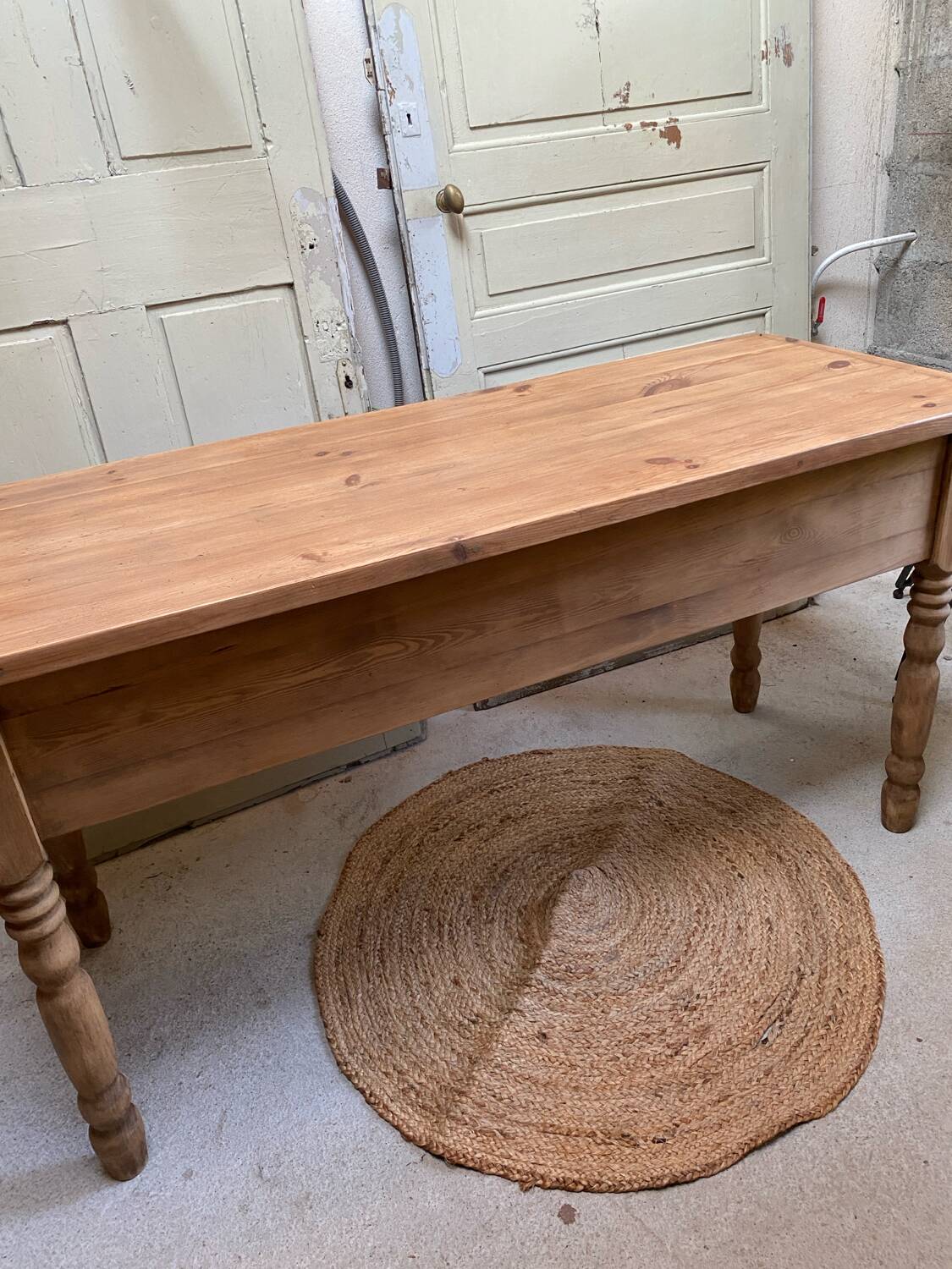 Old desk - natural patina - authentic charm