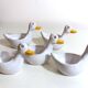 Lot de 5 coquetiers canard vintage