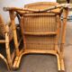 2 rattan armchair from the 50s arco