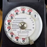 Old black Bakelite phone