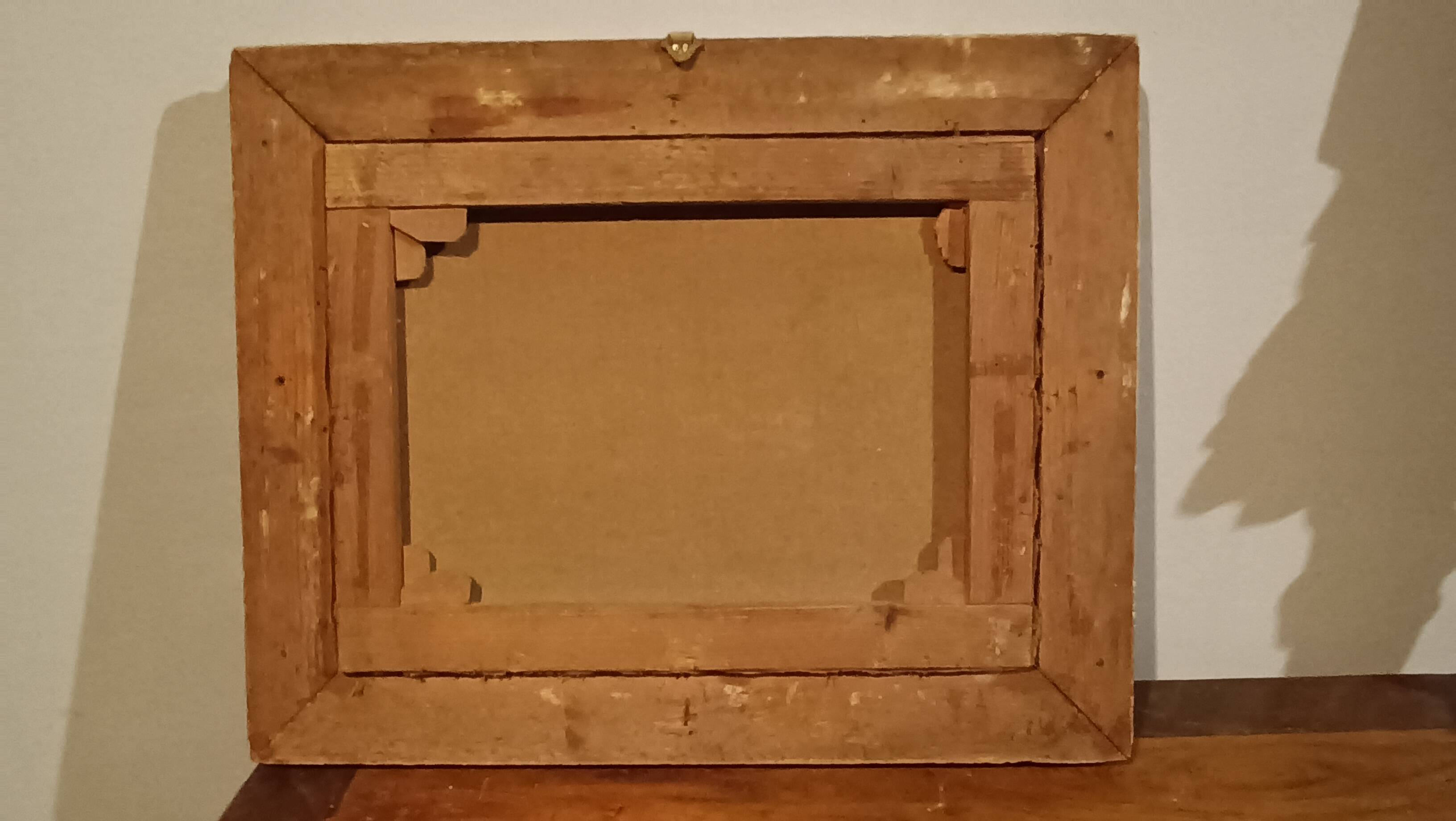 Peinture À L'huile Antique Sur Toile Fine 800 Signée Piero Porrini